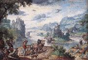 BOL, Hans Landscape with the Fall of Icarus d Spain oil painting artist